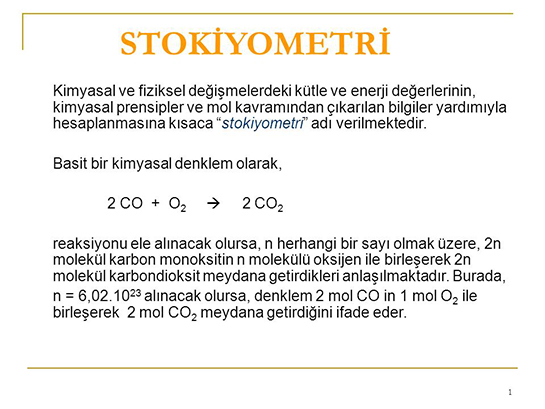 Stokiyometri Özellikleri ve Faydaları Nelerdir?